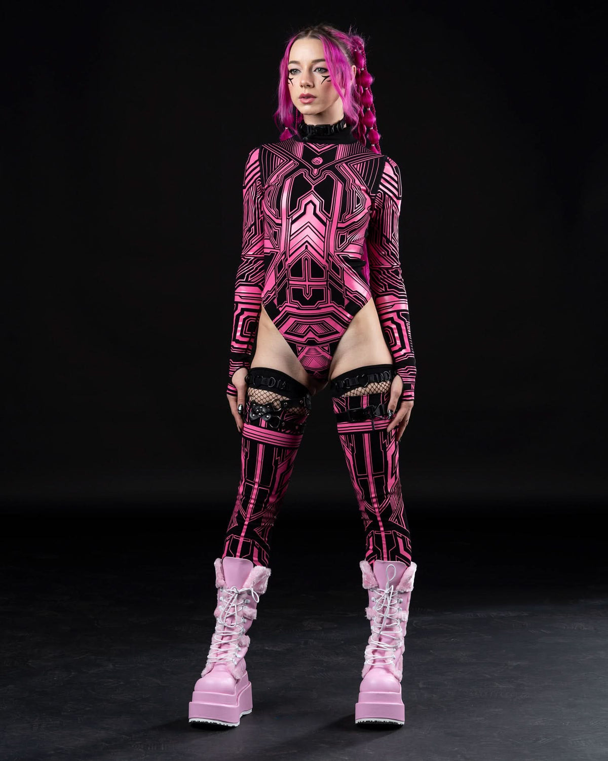 ZYPHR 2 THIGH-HIGHS ( Pink )