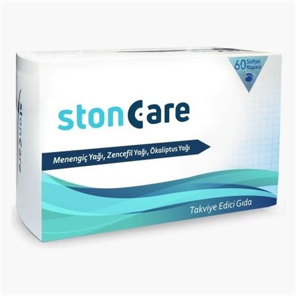 Stoncare Dietary Supplement Softgel Capsules with Menengiç Oil, Ginger Oil, and Eucalyptus Oil