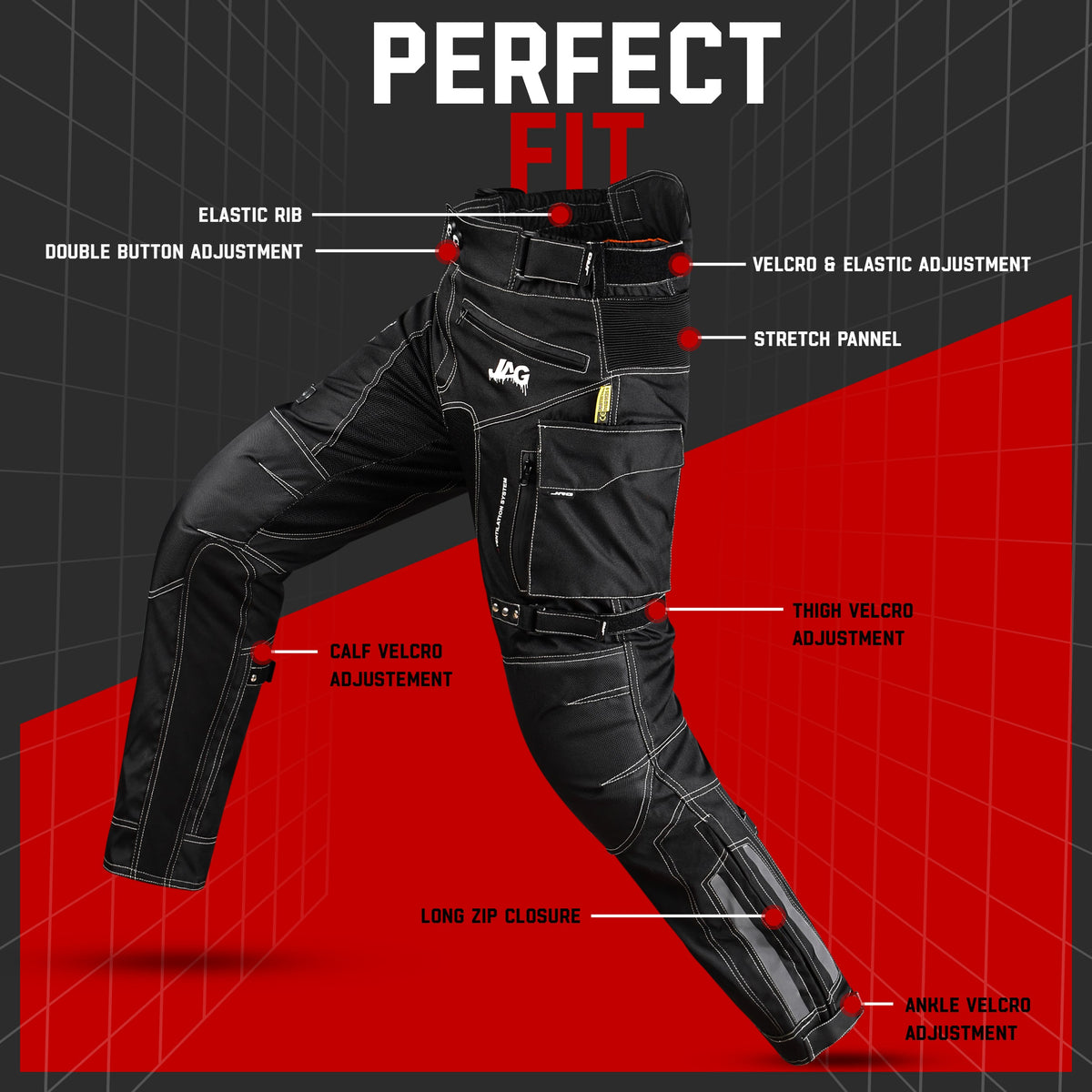 JAG Maverick Motorcycle Protective Pant