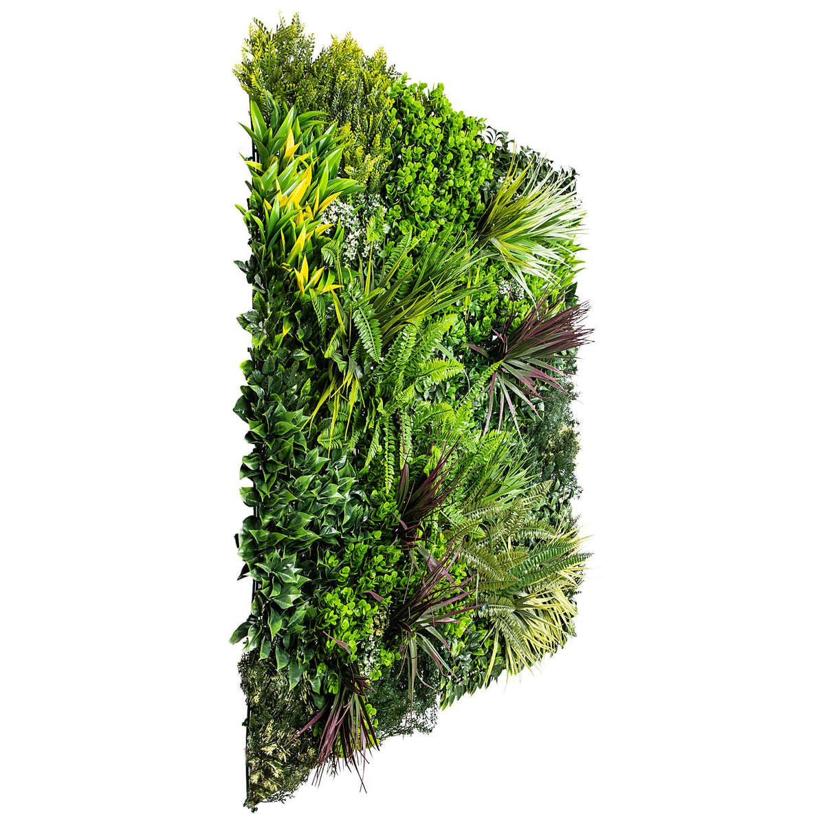 Urban Greenery Artificial Vertical Garden Green Wall Panel 40×40in 11 SQ FT – UV Resistant – Commercial Grade