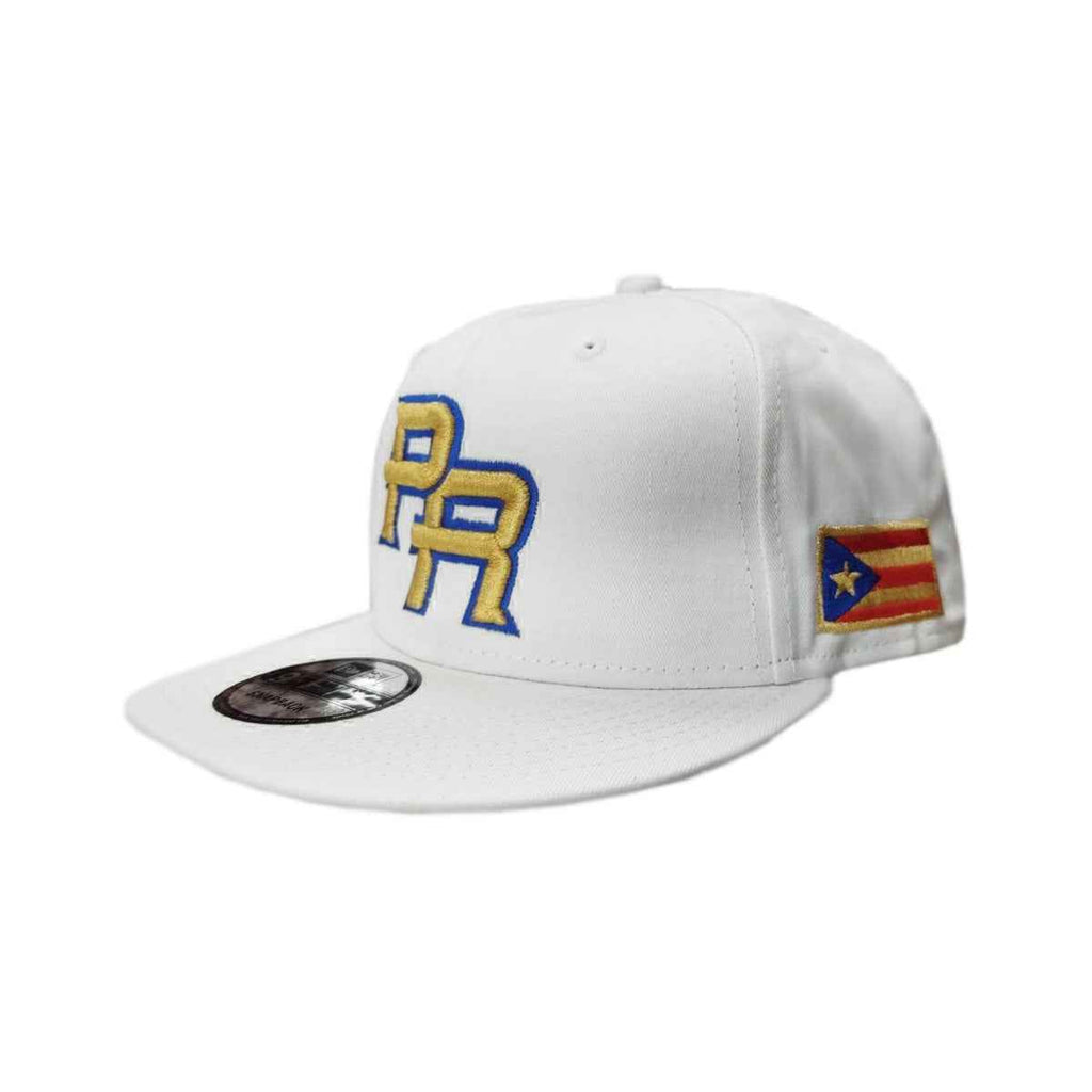Puerto Rico Snapback White/M. Gold hats