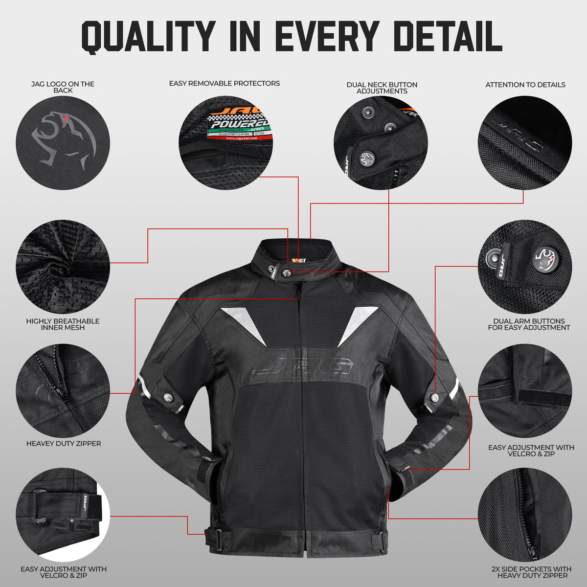 Horizon Motorcycle Jacket | CE Certified Protective Jacket