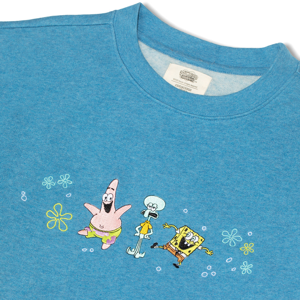 Spongebob Protect Oceans Crew Sweatshirt