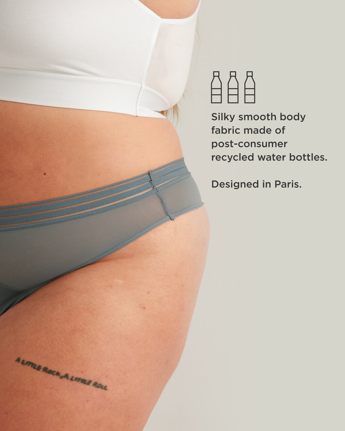 Leakproof Mesh Thong