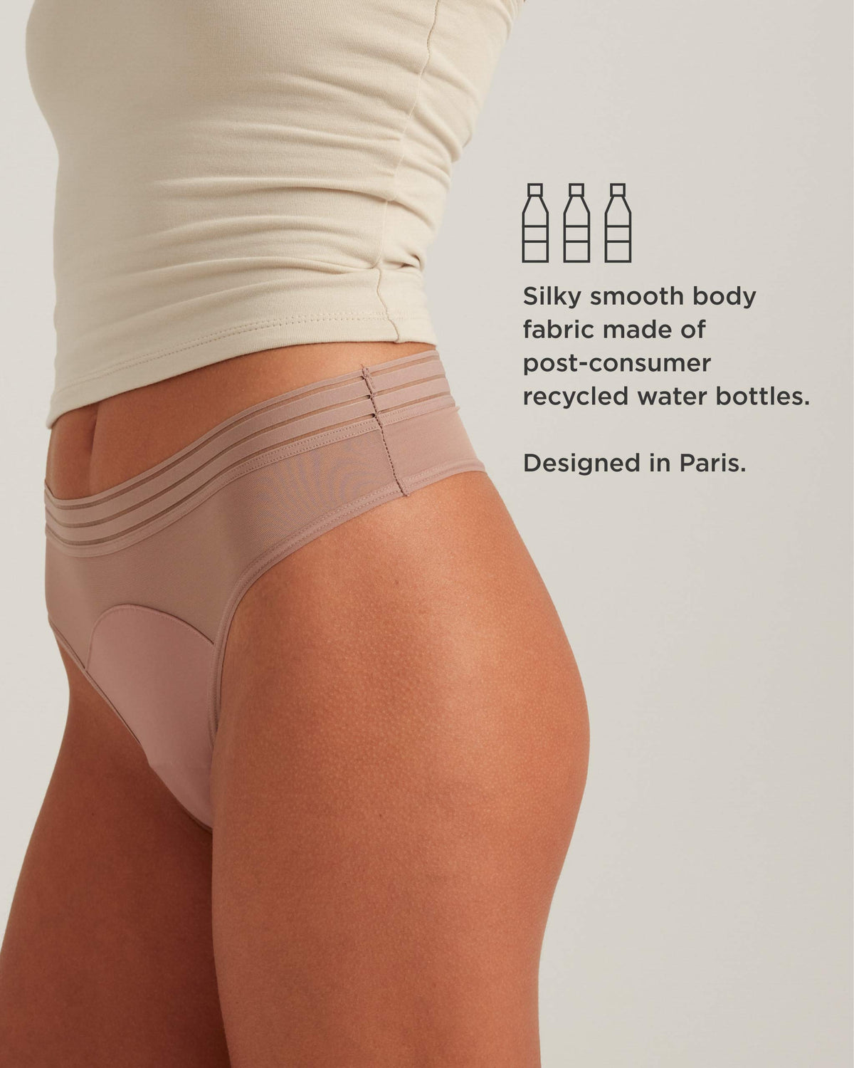 Leakproof Mesh Thong