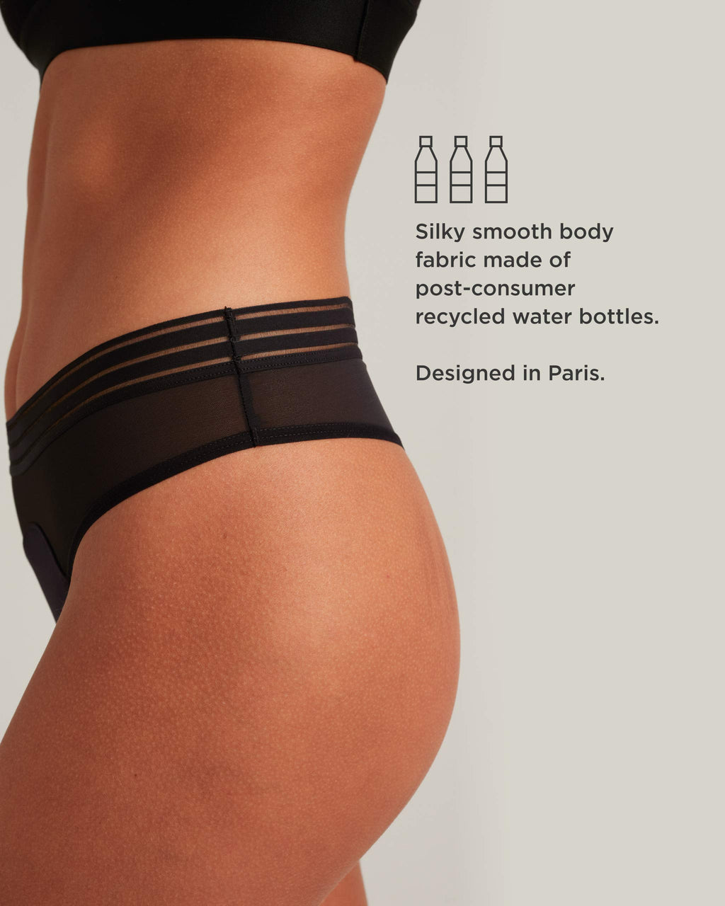 Leakproof Mesh Thong