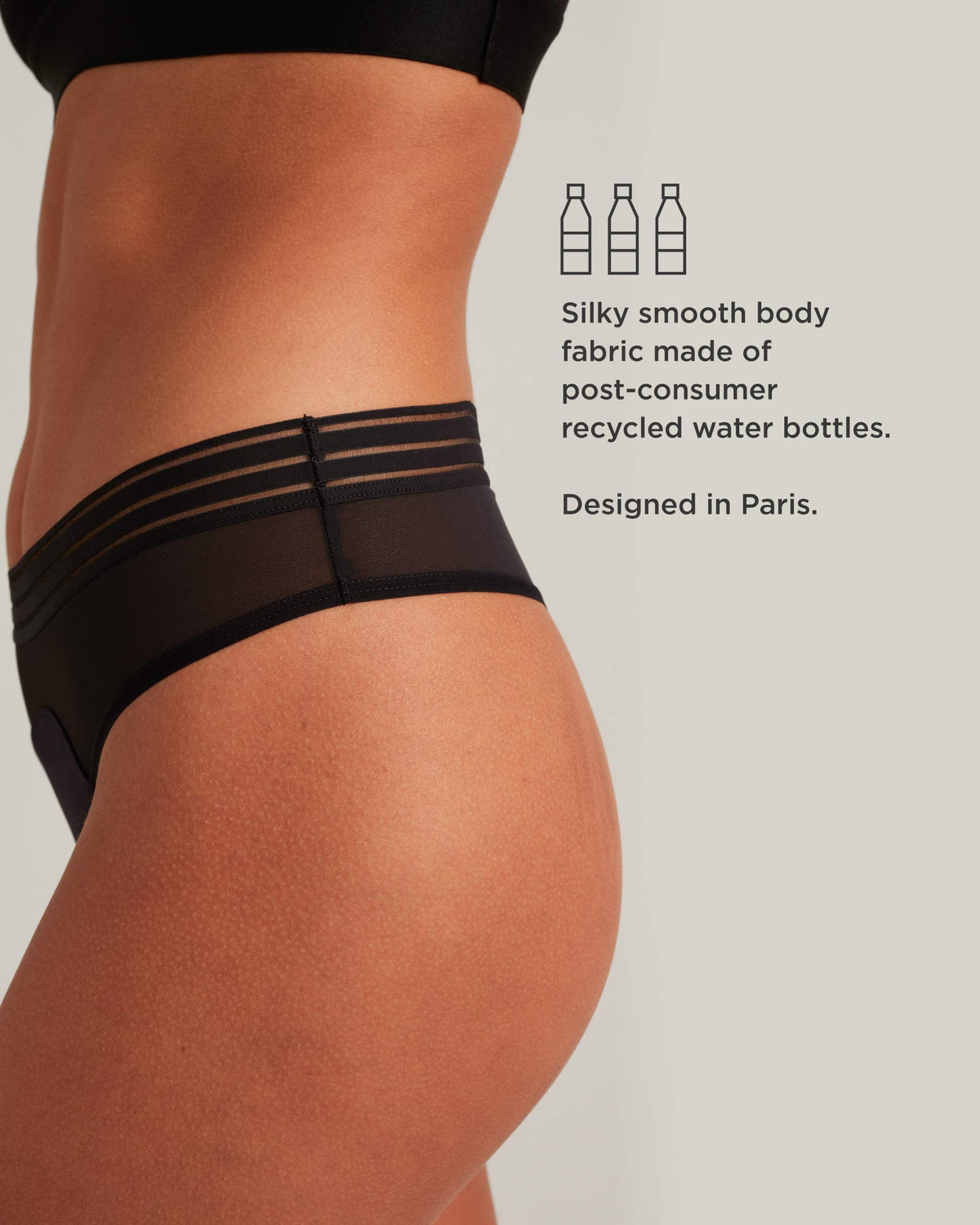 Leakproof Mesh Thong