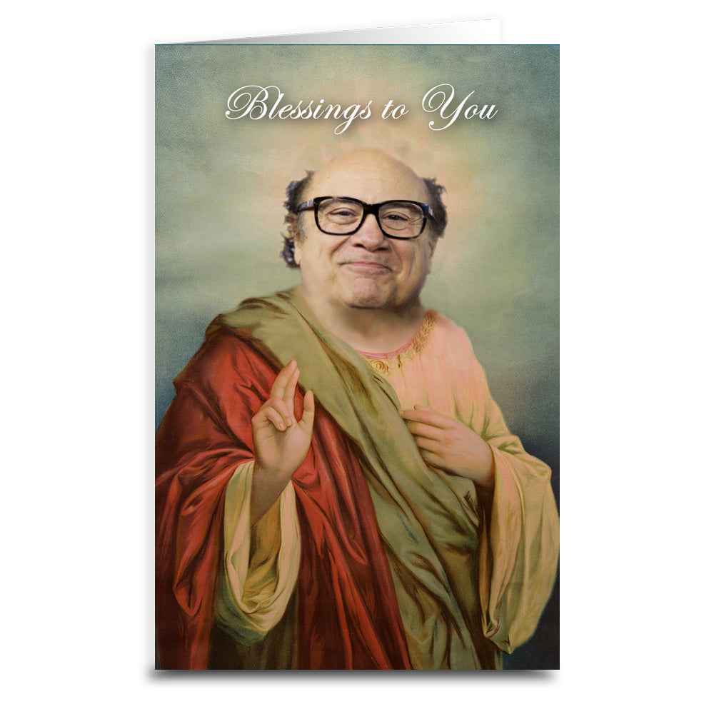 Saint Danny "Blessings" Greeting Card
