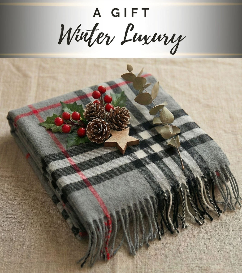 Sakkas Booker Unisex Cashmere-Feel Solid Winter Scarf with Fringe