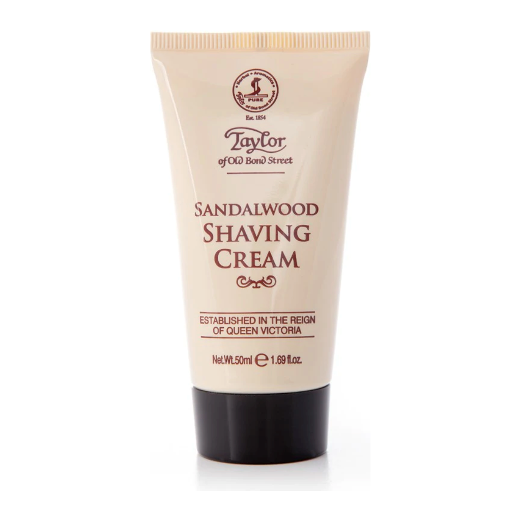 Taylor Of Old Bond Street Sandalwood Shaving Cream Travel Tube 1.7 Oz