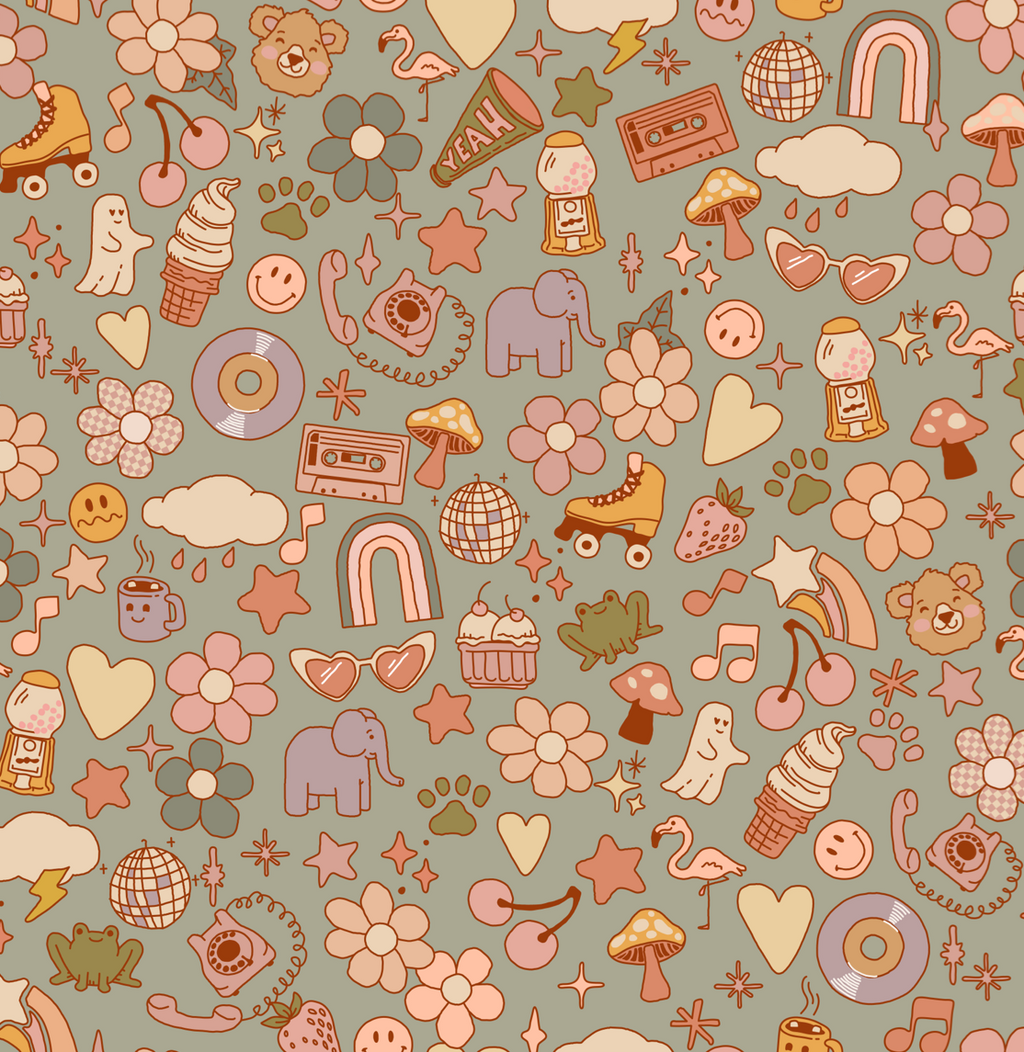 Lollie Wallpaper by Thread Mama