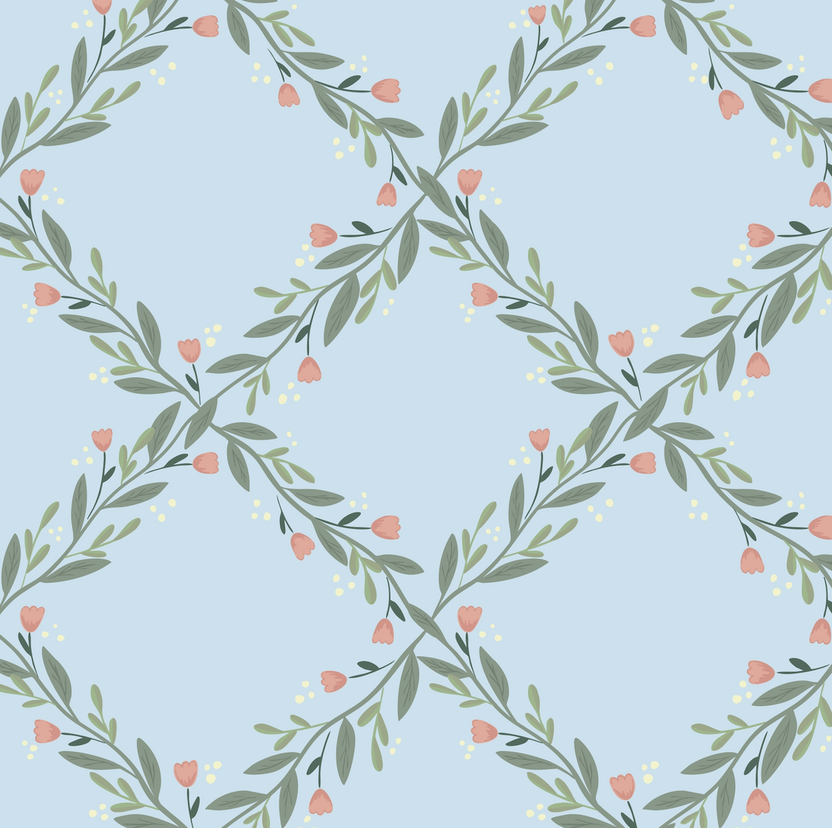 Nyla Wallpaper by Jackie Jean Design