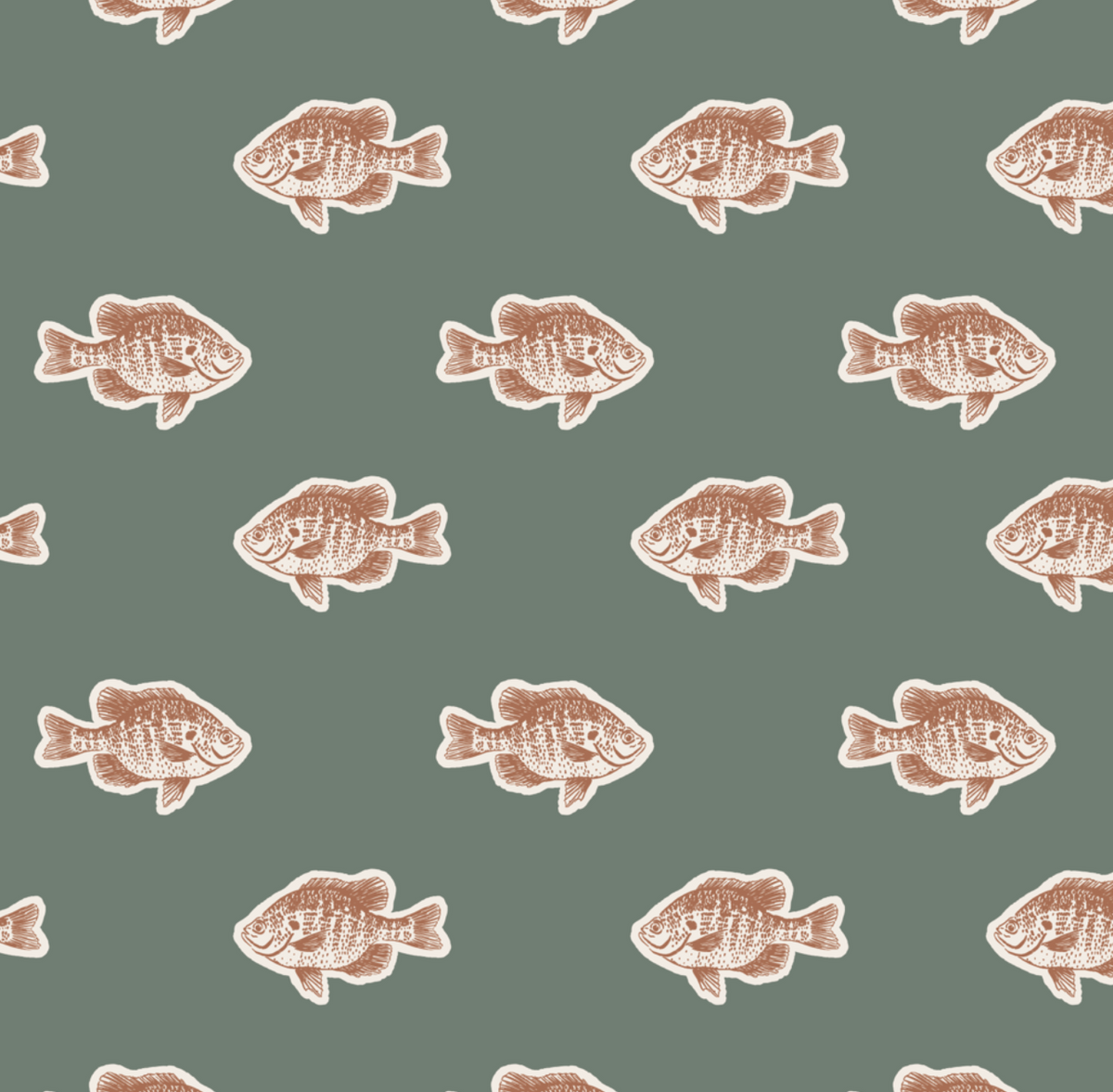 Mahi Wallpaper by Kim Hallquist Designs