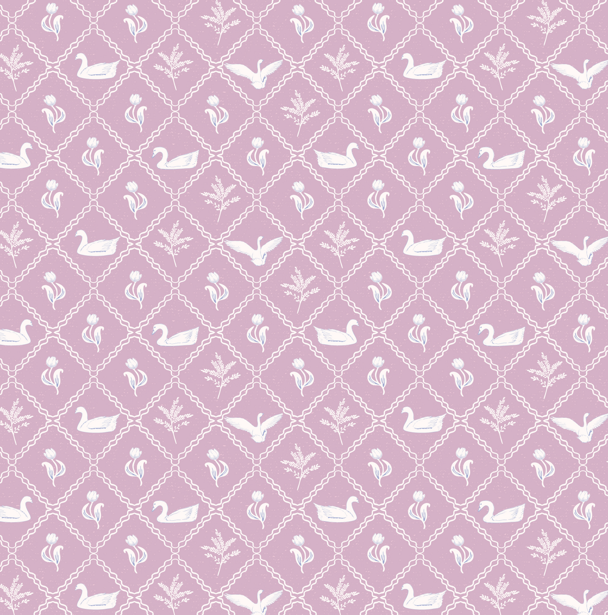Lillie Wallpaper by Jun Shu Create