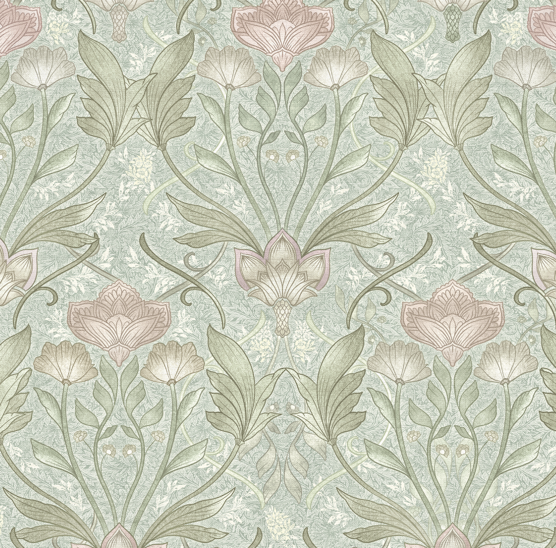 Morris Wallpaper by Aynsley Ovard x Bloomery Decor