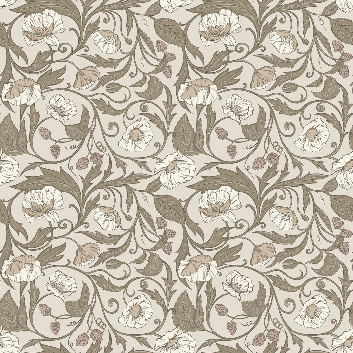 Sigrid Wallpaper by Wirihana Design