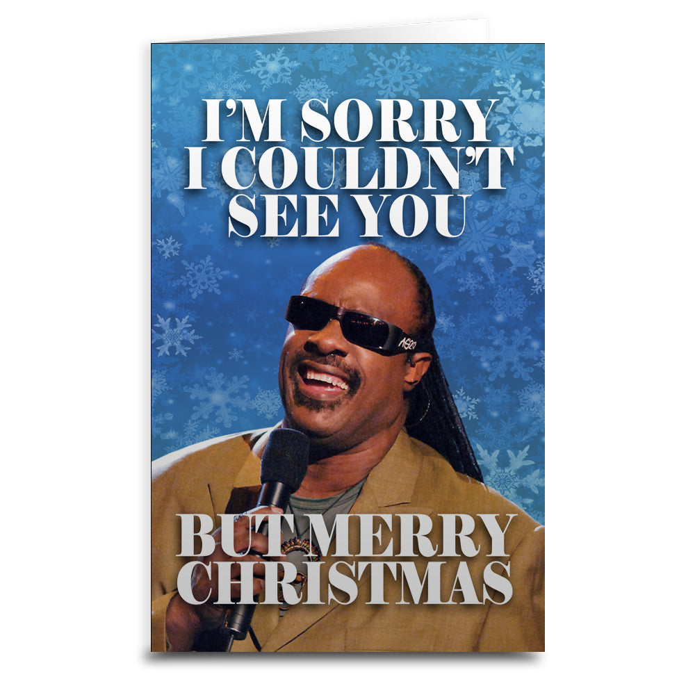 Sorry I Couldn't See You Christmas Greeting Card