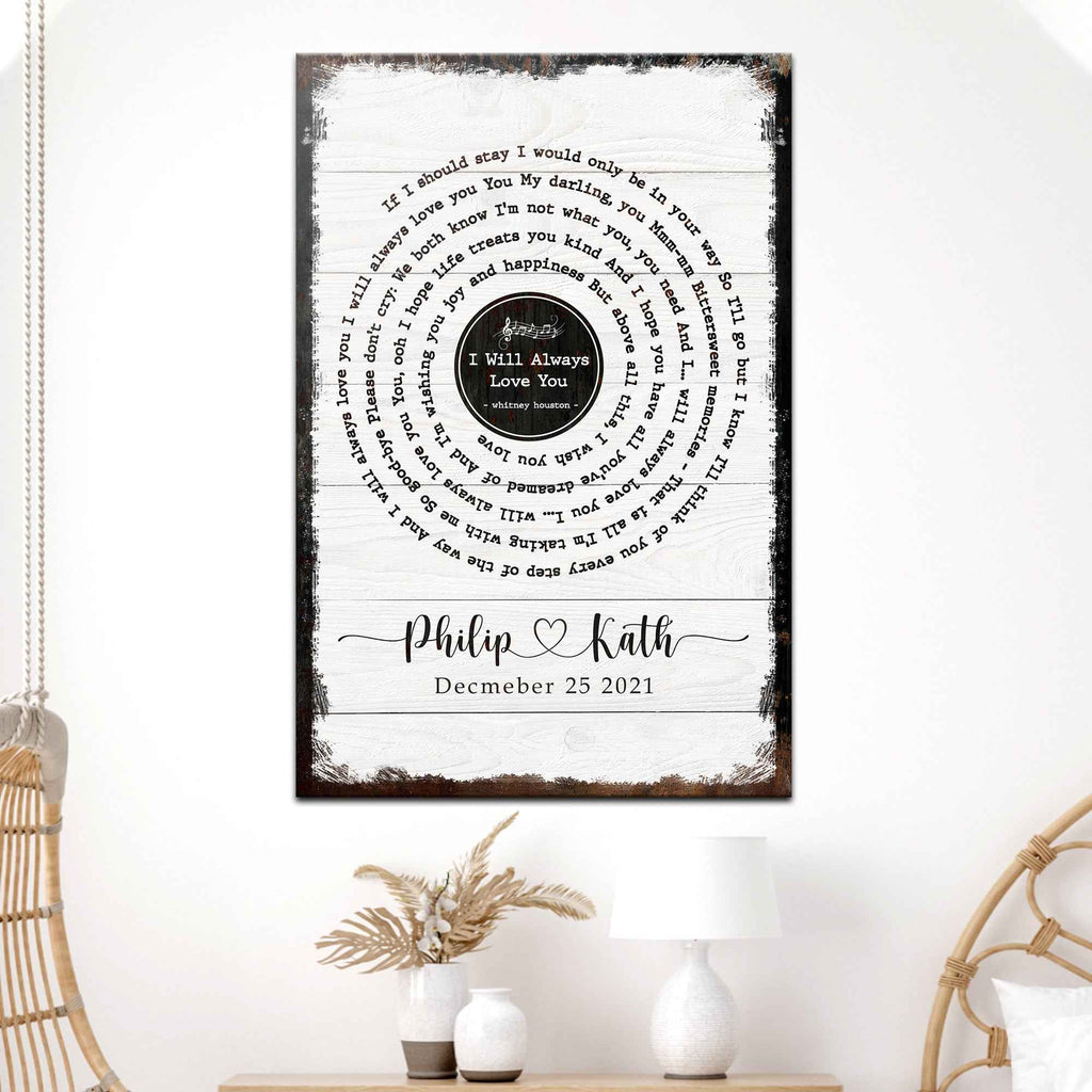 Song Lyrics Sign