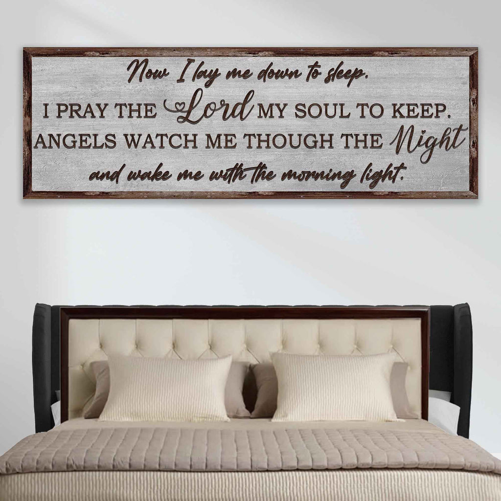 Now I Lay Me Down To Sleep Sign