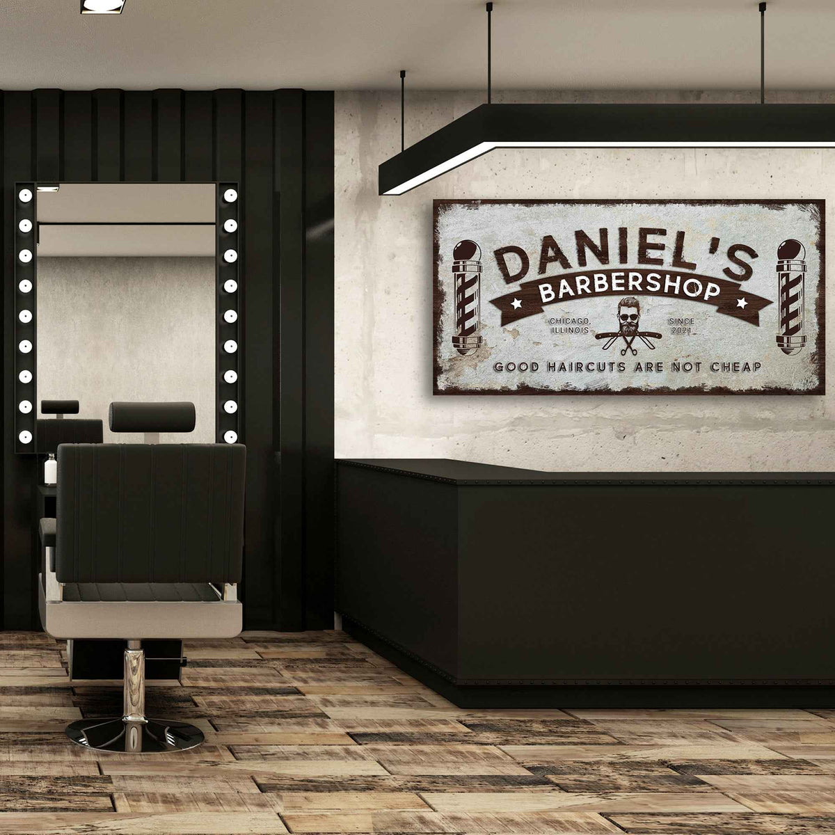 Barbershop Sign