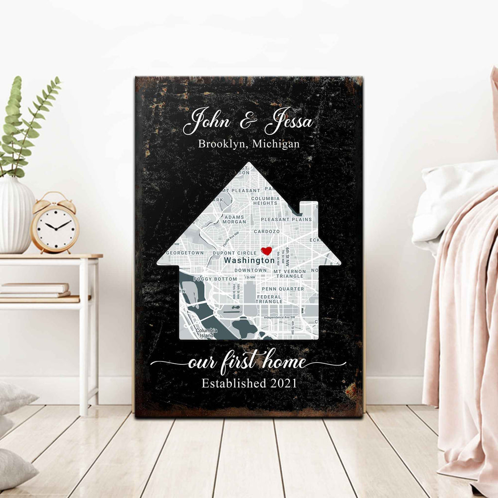 Home Map Sign