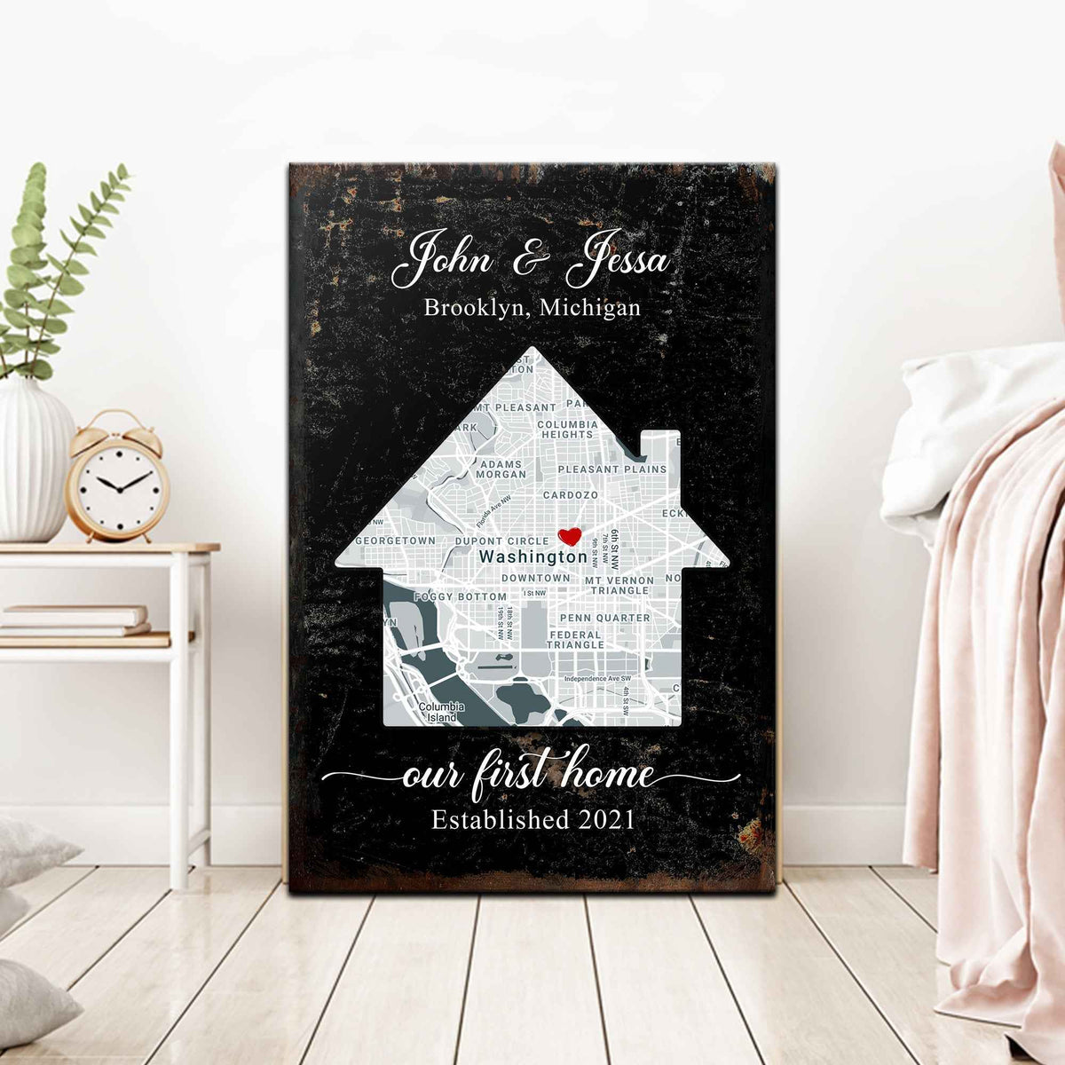 Home Map Sign
