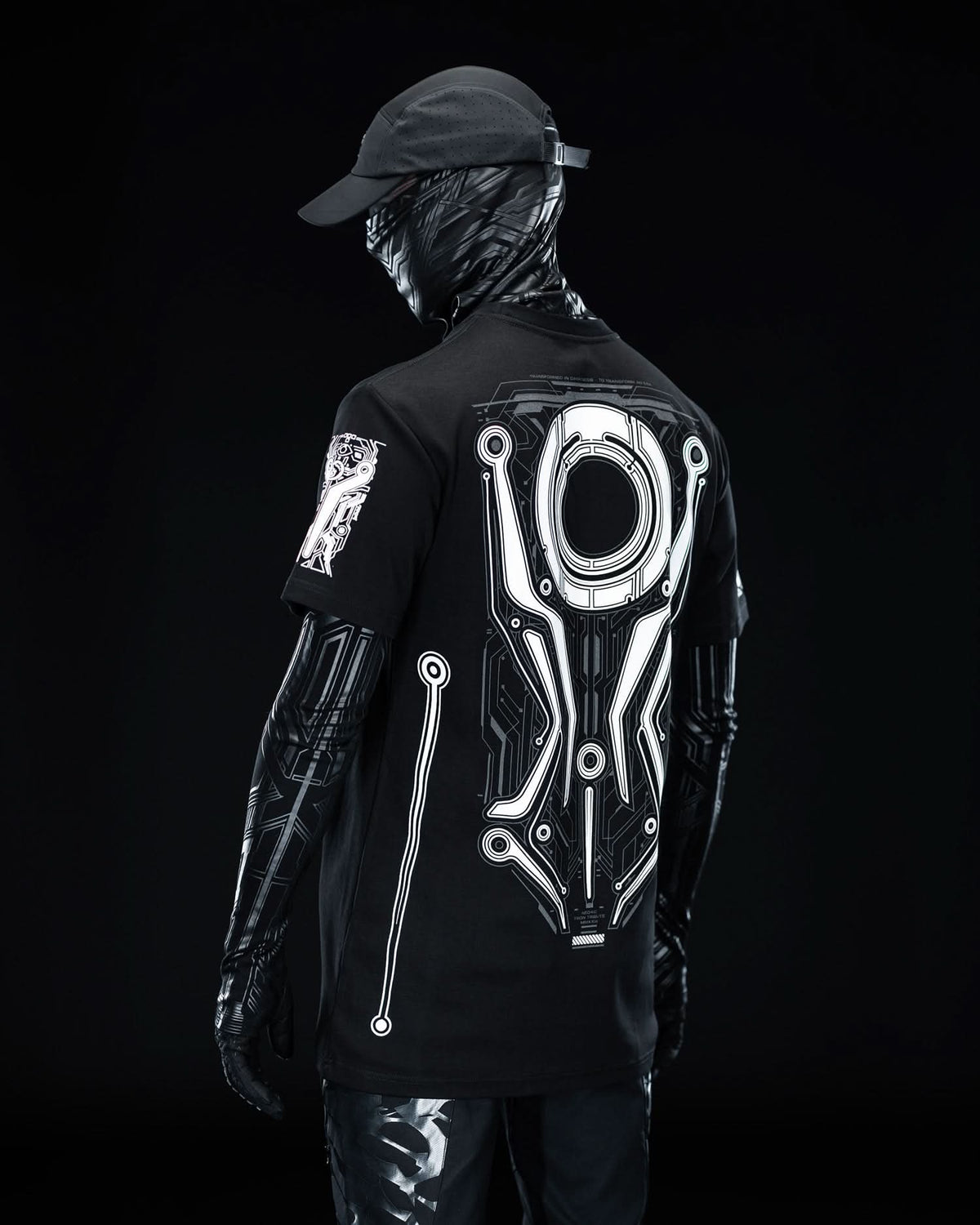 TRON White ( UV + GLOW Blue )
