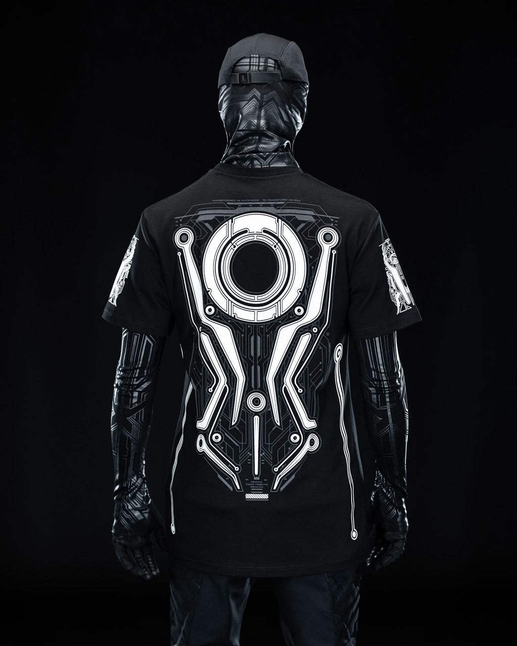 TRON White ( UV + GLOW Blue )