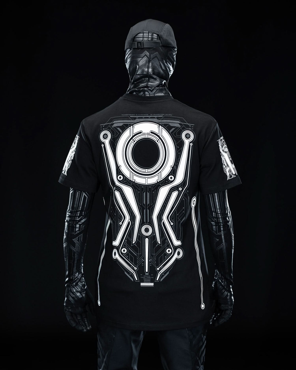 TRON White ( UV + GLOW Blue )