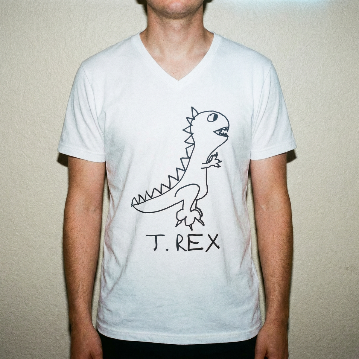 T. Rex - V-neck Tee