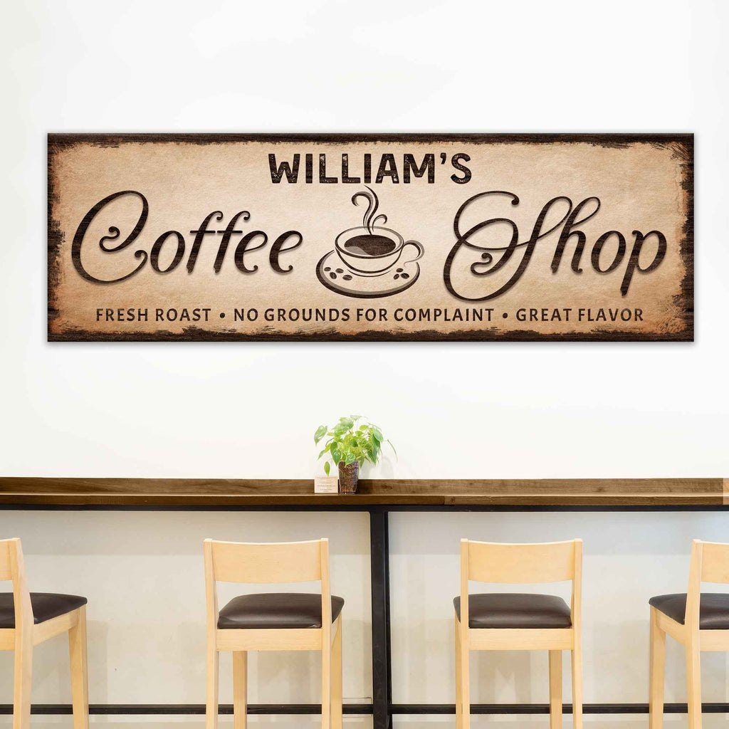 Coffee Shop Sign III