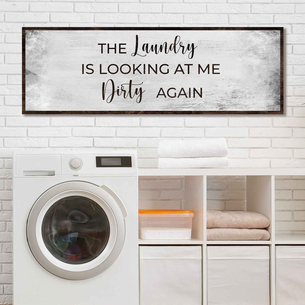 Dirty Laundry Sign II