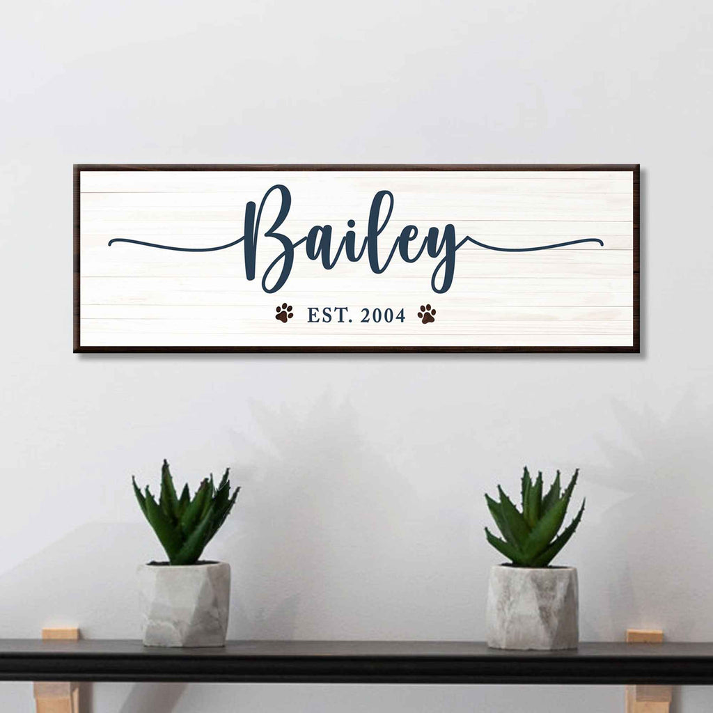 Pet Name Sign II
