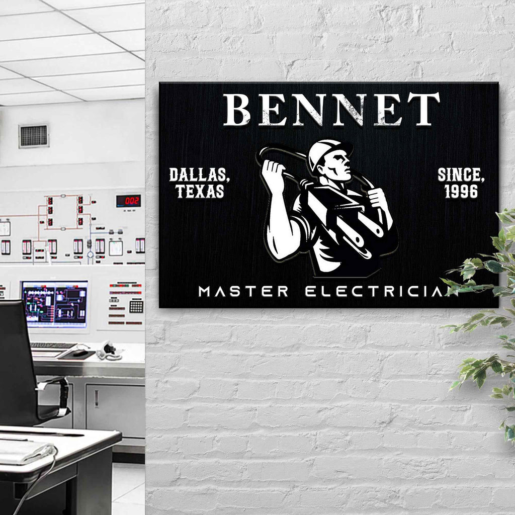 Master Electrician Sign