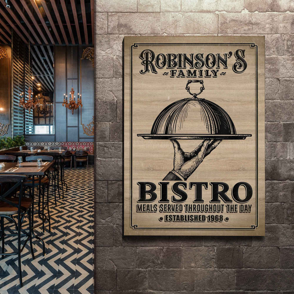 Family Bistro Sign III