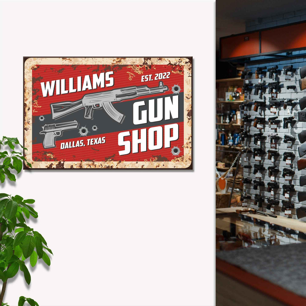 Gun Shop Sign II