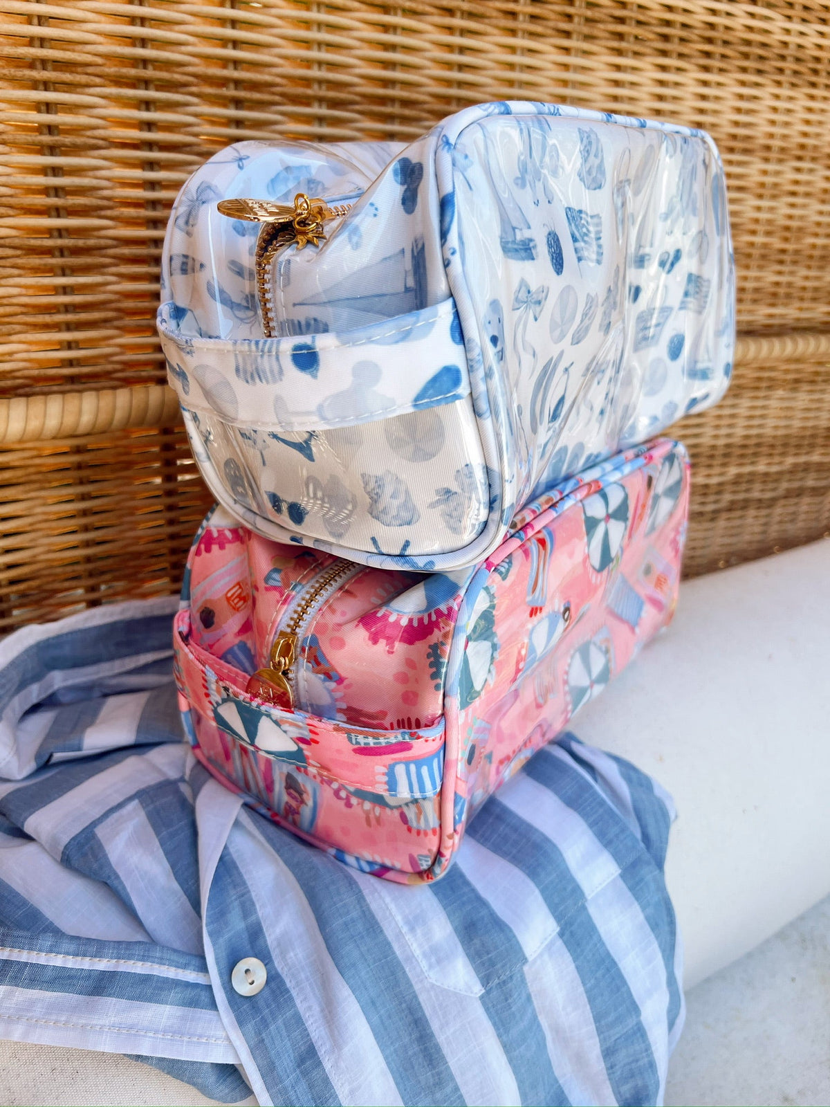 Clear Coat Toiletry Dopp Kit