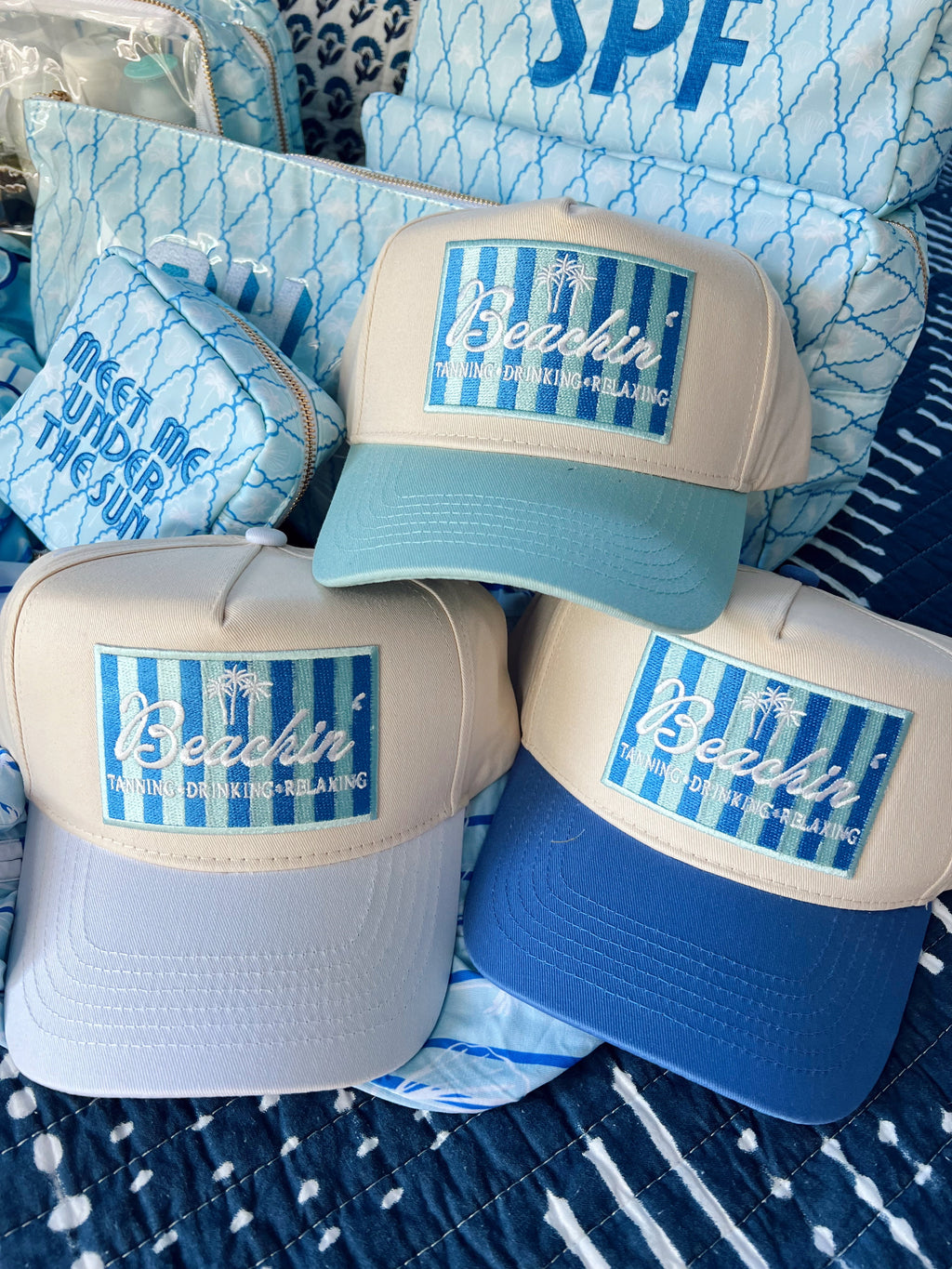 Beachin' - Vintage Trucker Hat