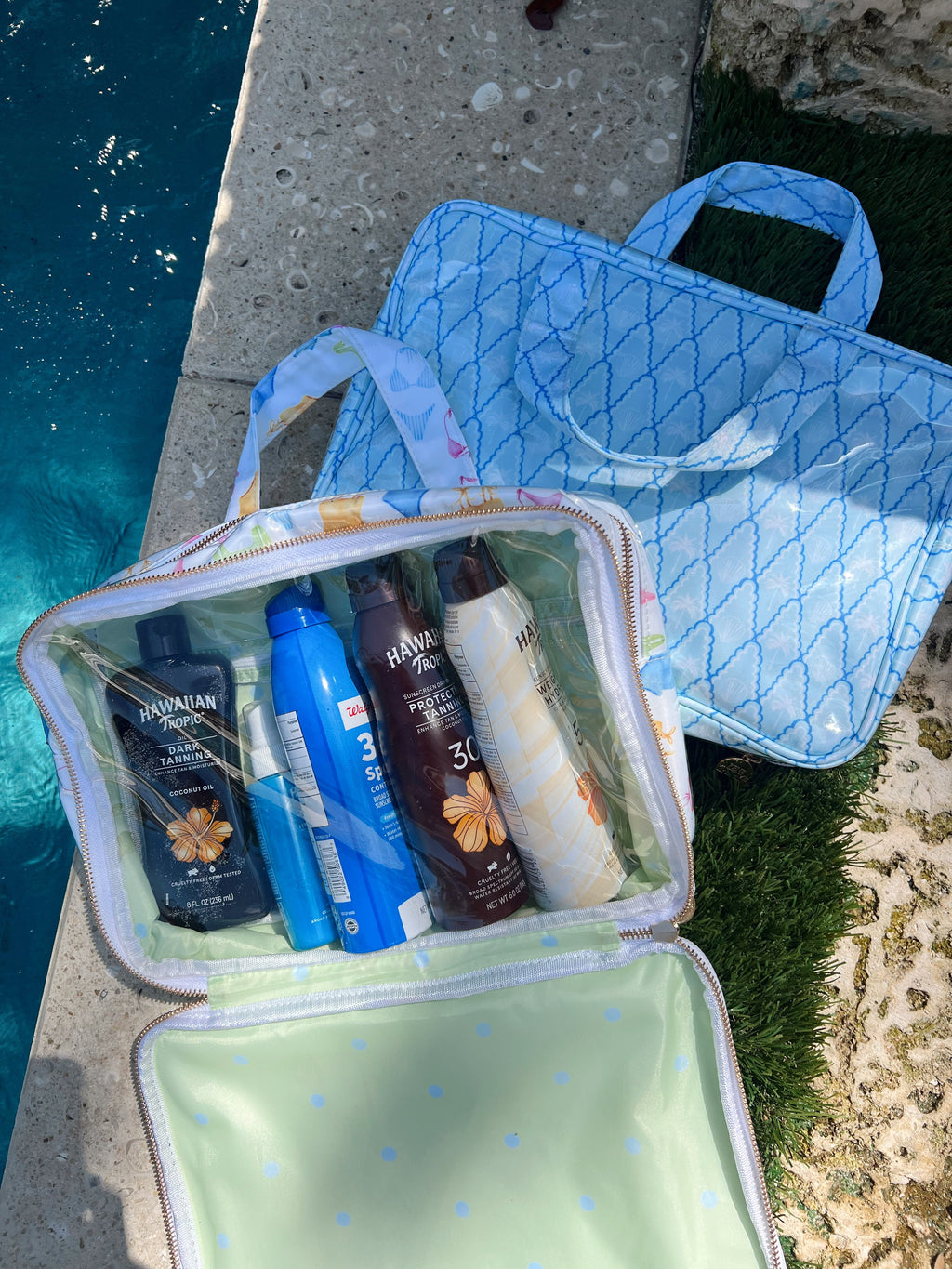 Clear Coat Toiletry Case