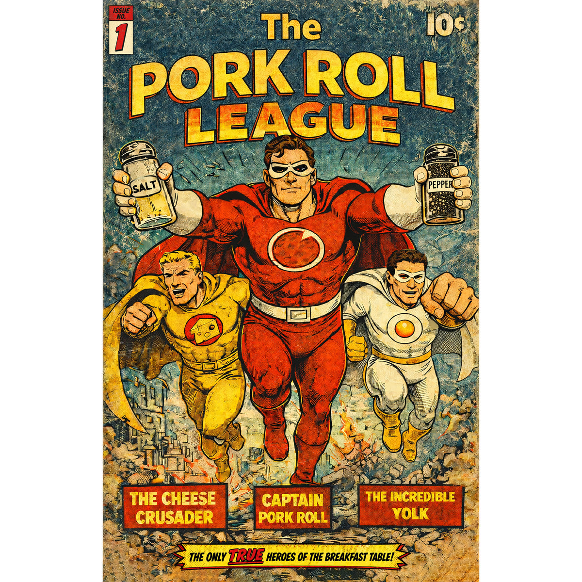 The Pork Roll League Poster Print