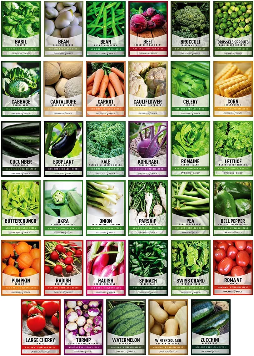 All-in-One Garden Seed Kit: 70 Vegetable and Flower Varieties