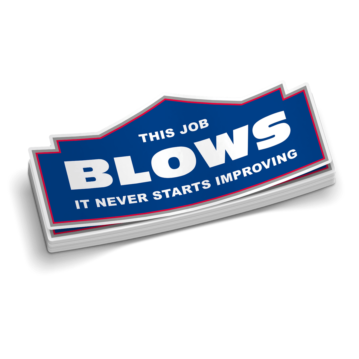 This Job Blows Hard Hat Decal