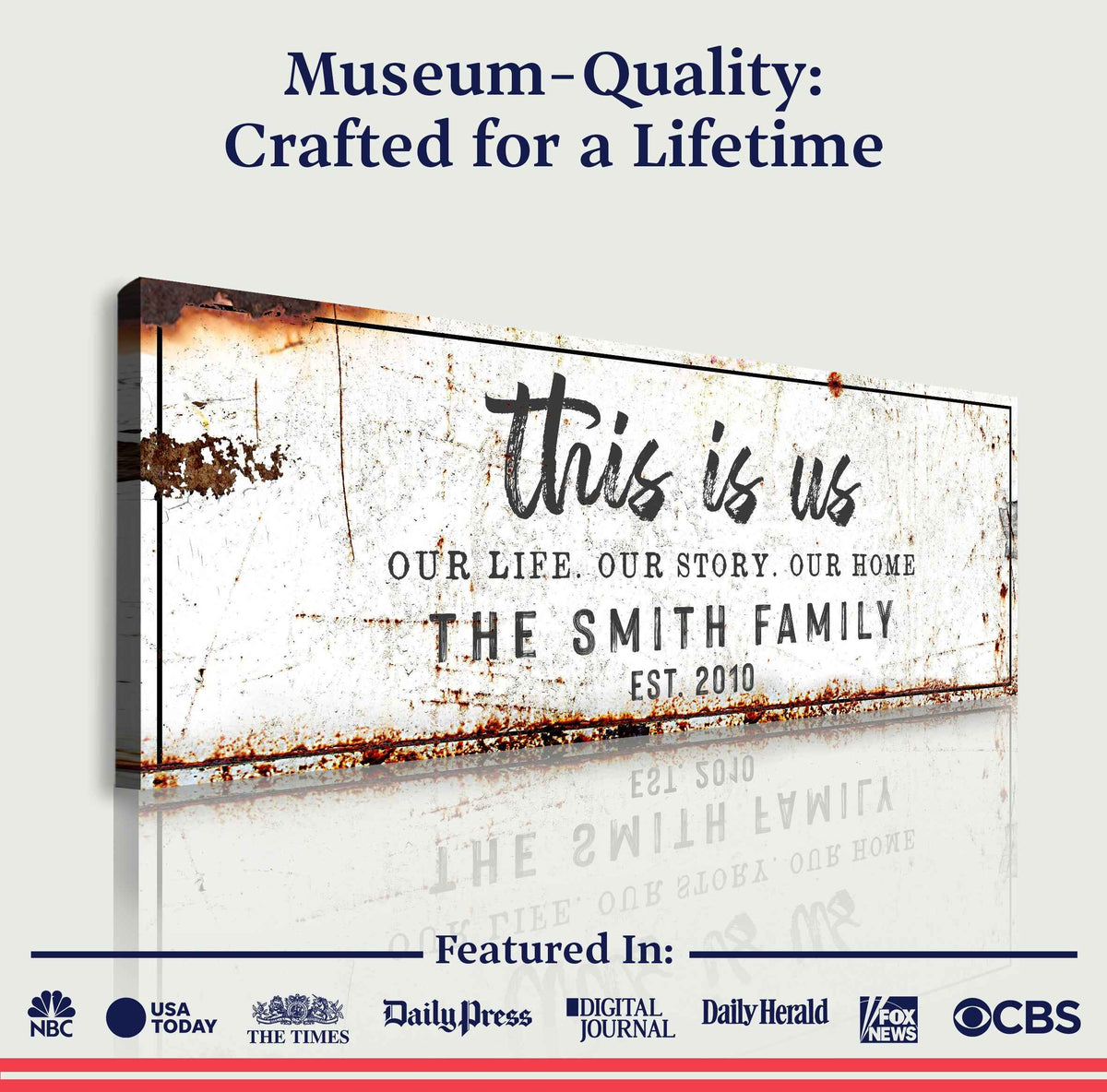This Is Us Rustic Sign