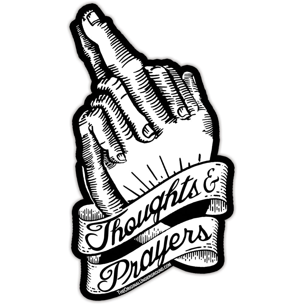 Thoughts and Prayers Flexible  Magnet