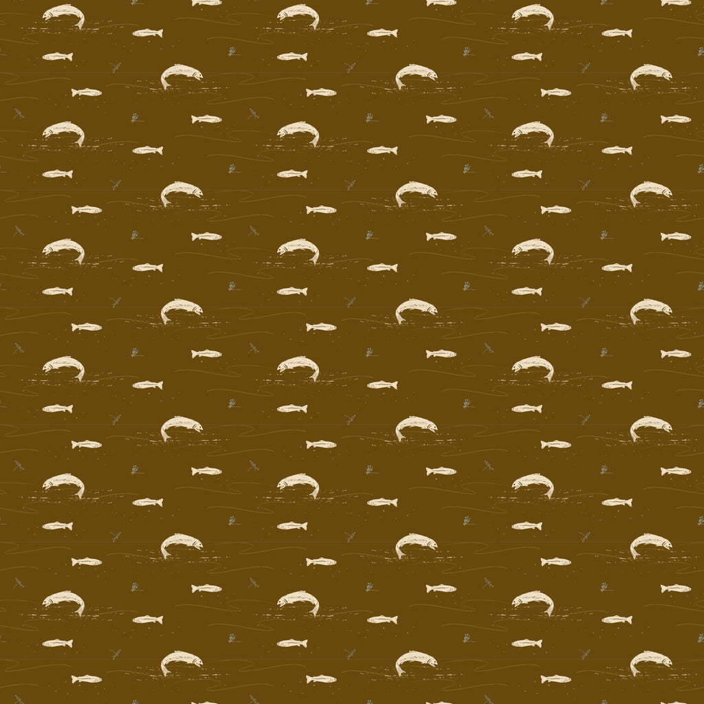 Trout Wallpaper by Cassandra Zaniboni