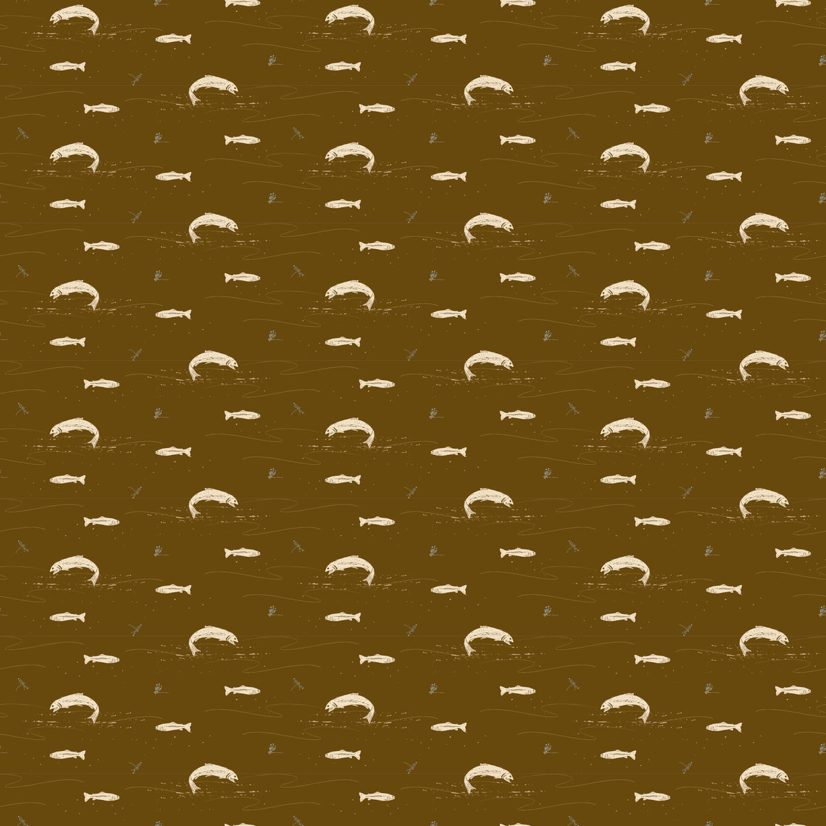 Trout Wallpaper by Cassandra Zaniboni