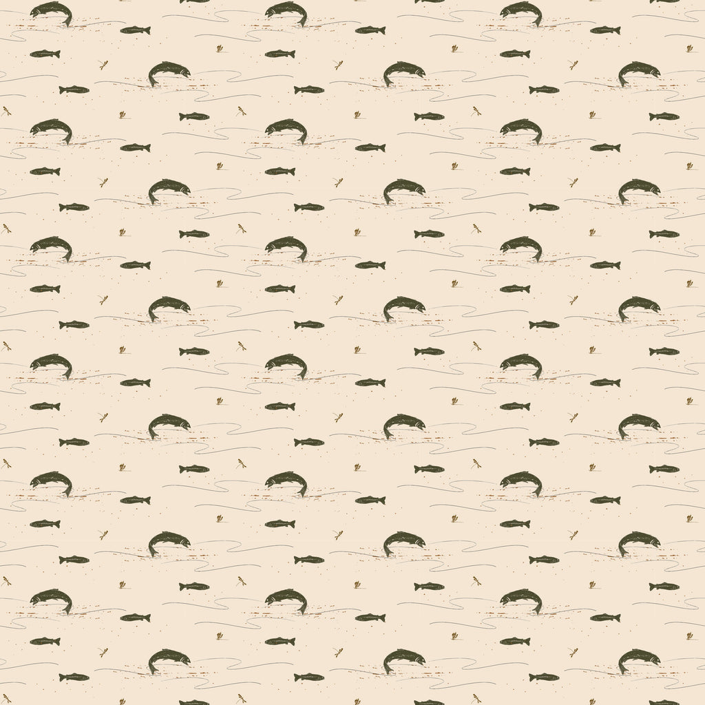 Trout Wallpaper by Cassandra Zaniboni