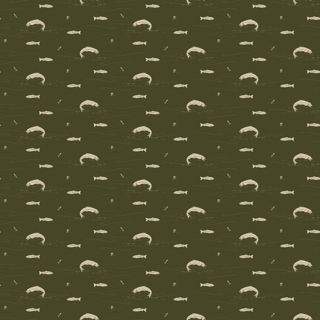 Trout Wallpaper by Cassandra Zaniboni