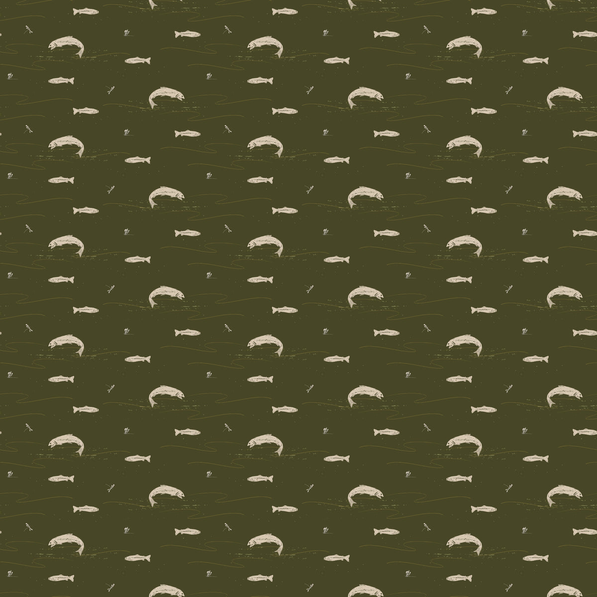 Trout Wallpaper by Cassandra Zaniboni