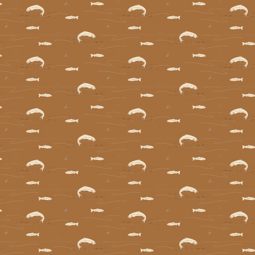 Trout Wallpaper by Cassandra Zaniboni